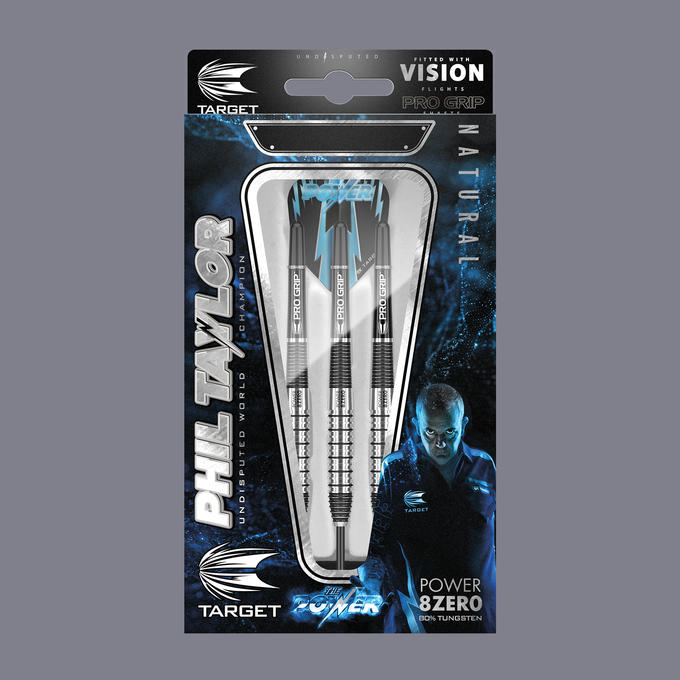 TARGET Phil Taylor Power 8 Zero 2 24g 80% Tungsten Steel Tip